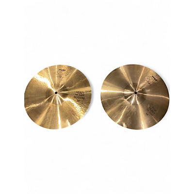 Used Paiste 14in 404 Series hihat pair Cymbal