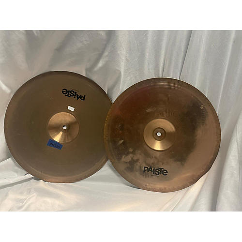 Paiste Used Paiste 14in 502 Hi Hat Pair Cymbal 33