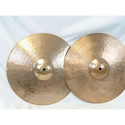 Paiste Used Paiste 14in 502 Hi Hat Pair Cymbal