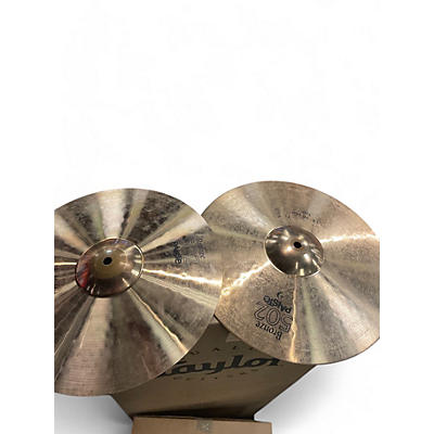 Paiste Used Paiste 14in 502 Hi Hat Pair Cymbal