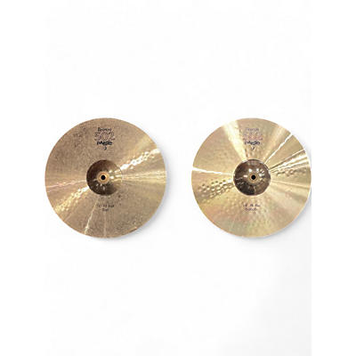 Used Paiste 14in 502 Hi Hat Pair Cymbal