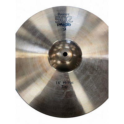 Used Paiste 14in 502 Hi Hat Pair Cymbal
