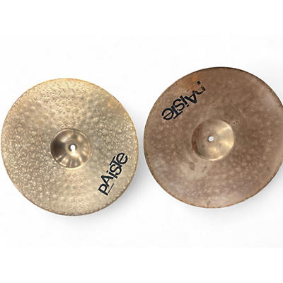 Used Paiste 14in 502 Hi Hat Pair Cymbal