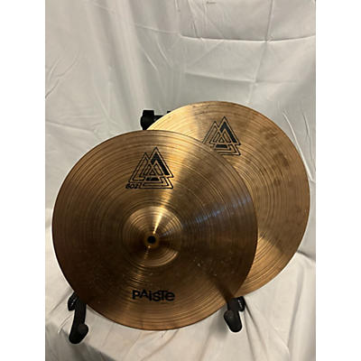 Paiste Used  Paiste 14in 802 HI HAT PAIR