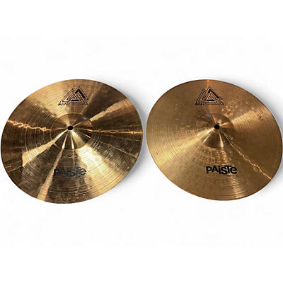 Used Paiste 14in 802 Hi Hat Pair Cymbal