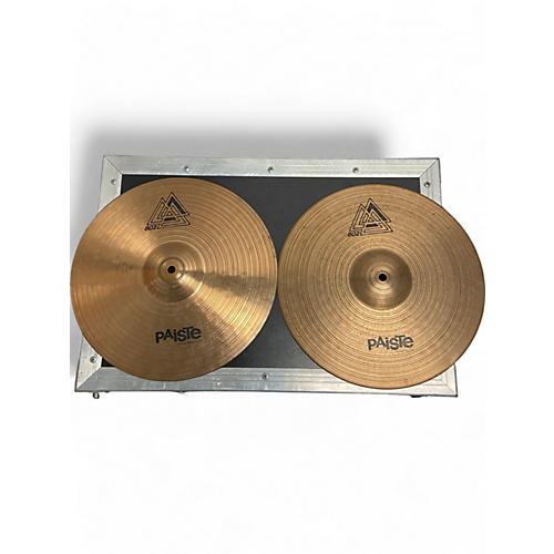 Paiste Used Paiste 14in 802 Hi-hat Pair Cymbal 33