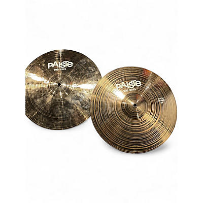 Used Paiste 14in 900 Colorsound Hi-Hat Pair Cymbal
