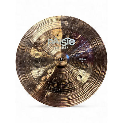 Used Paiste 14in 900 SERIES CHINA Cymbal