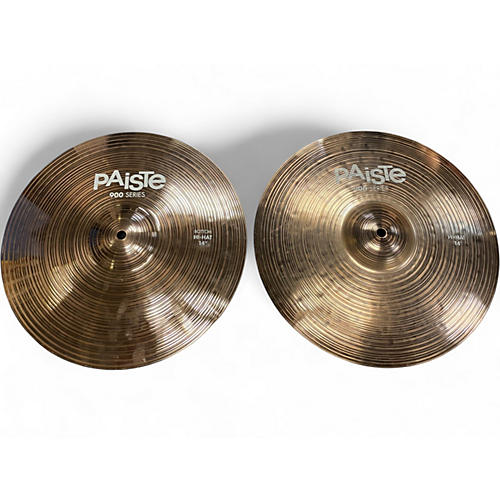 Used Paiste 14in 900 SERIES PAIR Cymbal 33