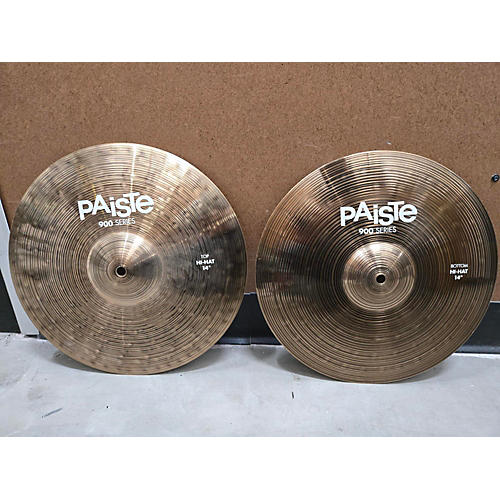 Paiste Used Paiste 14in 900 Series Hi-Hat Pair Cymbal 33