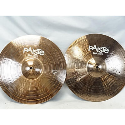 Paiste Used Paiste 14in 900 Series Hi Hat Pair Cymbal