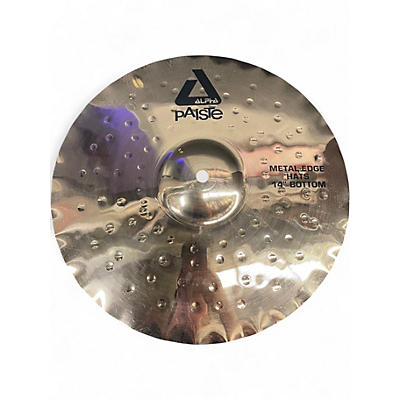 Used Paiste 14in ALPHA METAL EDGE HATS BOTTOM Cymbal