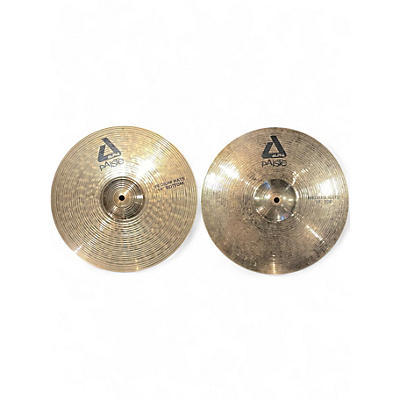 Used Paiste 14in Alpha Medium Hi Hat Pair Cymbal