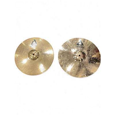 Used Paiste 14in Alpha Medium Hi Hat Pair Cymbal
