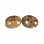 Used Paiste 14in Alpha Rock Hi Hat Pair Brilliant Cymbal 33