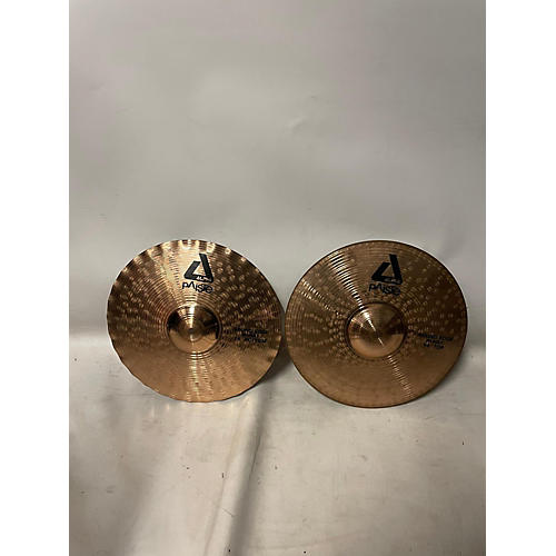 Paiste Used Paiste 14in Alpha Sound Edge Hi Hat Pair Cymbal 33