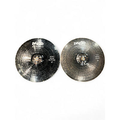 Used Paiste 14in COLOR SOUND 5 HEAVY HI HAT Cymbal