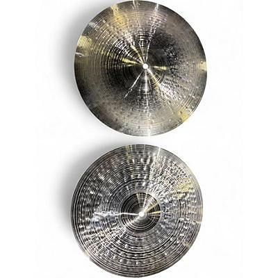 Used Paiste 14in DARK CRISP 14 INCH HI HAT PAIR Cymbal