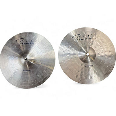 Used Paiste 14in Dimensions Hi Hat Top and Bottom Cymbal