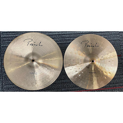 Paiste Used Paiste 14in Dimensions Thin Heavy Hihat Pair Cymbal 33