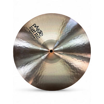 Used Paiste 14in Giant Beat Hi Hat Pair Cymbal