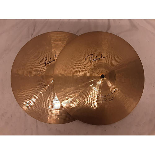 Paiste Used Paiste 14in Heavy Hi Hat Pair Cymbal 33