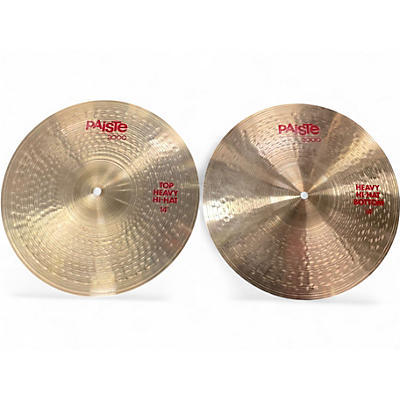 Used Paiste 14in Heavy Hi Hat Pair Cymbal