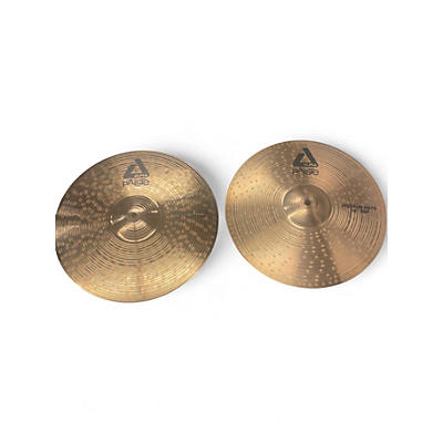 Used Paiste 14in New Alpha Medium Hi Hat Pair Cymbal