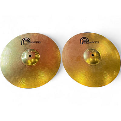 Used Paiste 14in PERCUSSION PLUS HI HAT PAIR Cymbal
