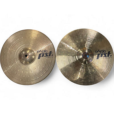 Paiste Used Paiste 14in PST3 Hi Hat Pair Cymbal