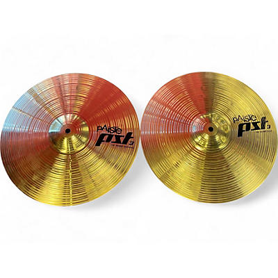 Used Paiste 14in PST3 Hi Hat Pair Cymbal