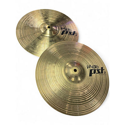 Used Paiste 14in PST3 Hi Hat Pair Cymbal