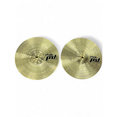 Used Paiste 14in PST3 Hi Hat Pair Cymbal