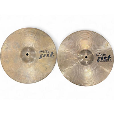 Used Paiste 14in PST5 Hi Hat Pair Cymbal