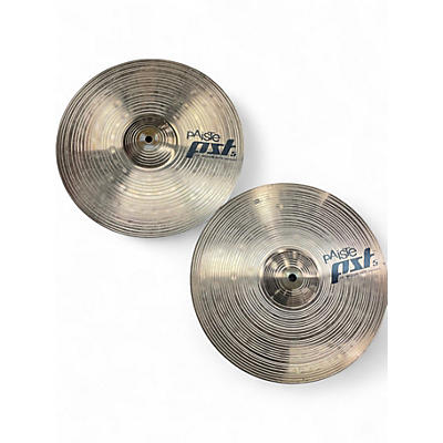 Used Paiste 14in PST5 Hi Hat Pair Cymbal