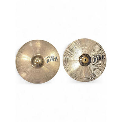 Used Paiste 14in PST5 Hi Hat Pair Cymbal