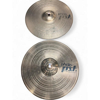 Used Paiste 14in PST5 Hi Hat Pair Cymbal