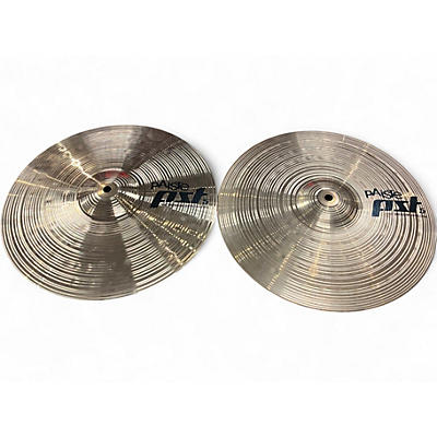 Used Paiste 14in PST5  Medium Hi Hat Pair Cymbal