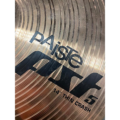 Used Paiste 14in PST5 Thin Crash Cymbal