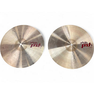 Used Paiste 14in PST7 Hi Hat Pair Cymbal