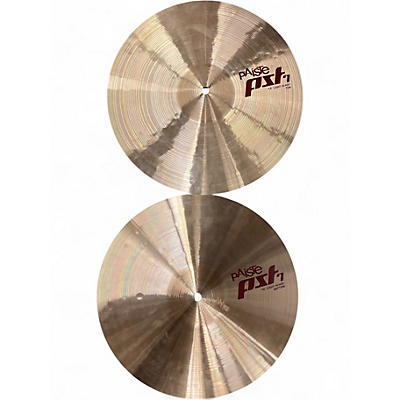 Used Paiste 14in PST7 Hi Hat Pair Cymbal