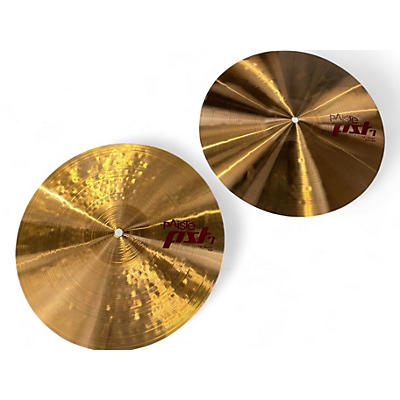 Used Paiste 14in PST7 Hi Hat Pair Cymbal