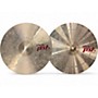 Used Paiste 14in PST7 Light Hi Hat Pair Cymbal 33