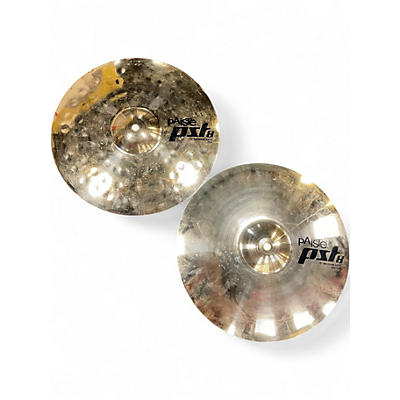 Used Paiste 14in PST8 HI HAT PAIR Cymbal