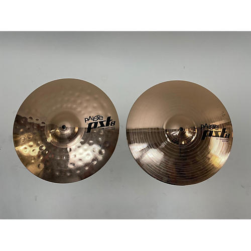 Paiste Used Paiste 14in PST8 Reflector Rock Pair Cymbal 33