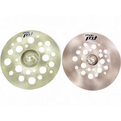 Used Paiste 14in PSTX Swiss Flanger Stack Cymbal