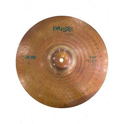 Used Paiste 14in Rude Hi Hat Pair Cymbal