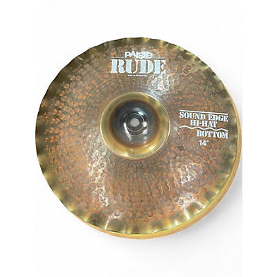 Used Paiste 14in Rude Hi Hat Pair Cymbal