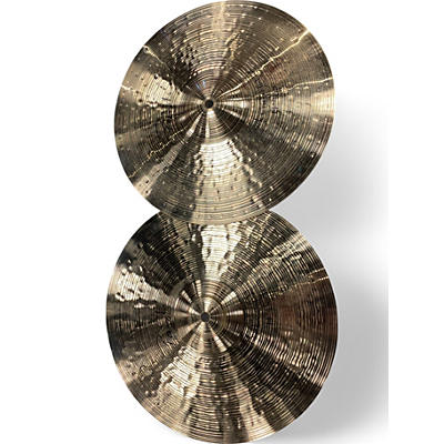 Used Paiste 14in Signature Dark Crisp Hi Hat Pair Cymbal