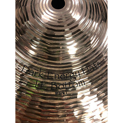 Paiste Used Paiste 14in Signature Dark Energy Hi Hat MK I Bottom Cymbal